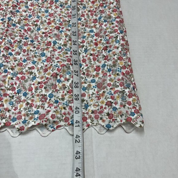 Catherine Malandrino Cardigan Womens 6 Ditsy Floral Lace Overlay Duster Cottage - Picture 8 of 9